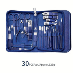 Nail Art Set Scissors Nail Clippers Pedicure Beauty Manicure Kit with Case