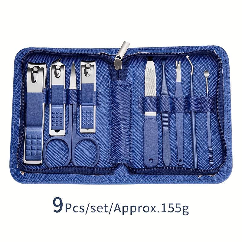 Nail Art Set Scissors Nail Clippers Pedicure Beauty Manicure Kit with Case