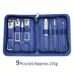 Nail Art Set Scissors Nail Clippers Pedicure Beauty Manicure Kit with Case