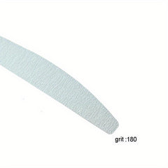 Nail Polishing Tool Set Half Moon Stainless Steel Sheet 10 Replaceable Sandpaper