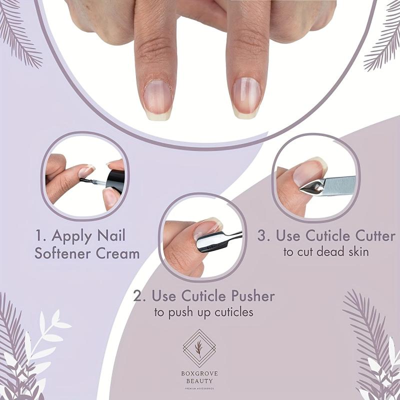 Professional Cuticle Cutter with Storage Case Nail Care Tool