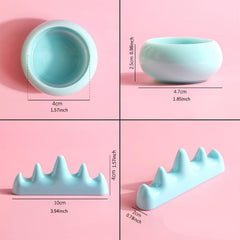 Nail Art Pen Wash Cup & Holder Nail Cleaning Cup Nail Enhancement Tool