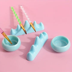 Nail Art Pen Wash Cup & Holder Nail Cleaning Cup Nail Enhancement Tool