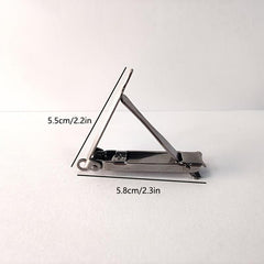 Portable Stainless Steel Nail Clippers for Thick Nails, Manicure Tool