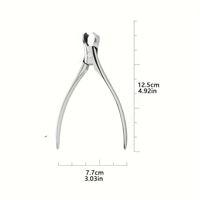Portable Stainless Steel Nail Clippers for Thick Nails, Manicure Tool