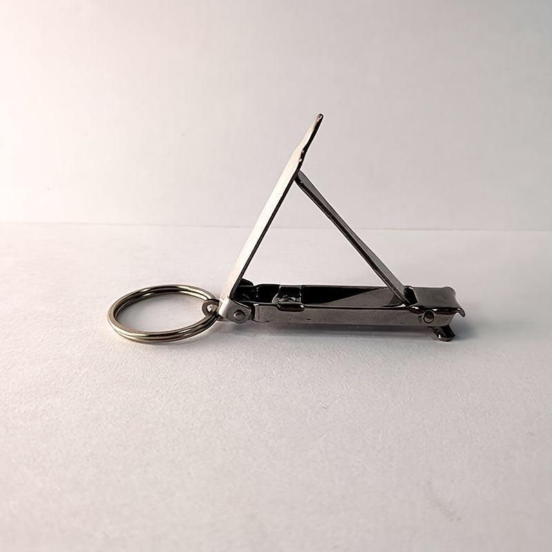 Portable Stainless Steel Nail Clippers for Thick Nails, Manicure Tool