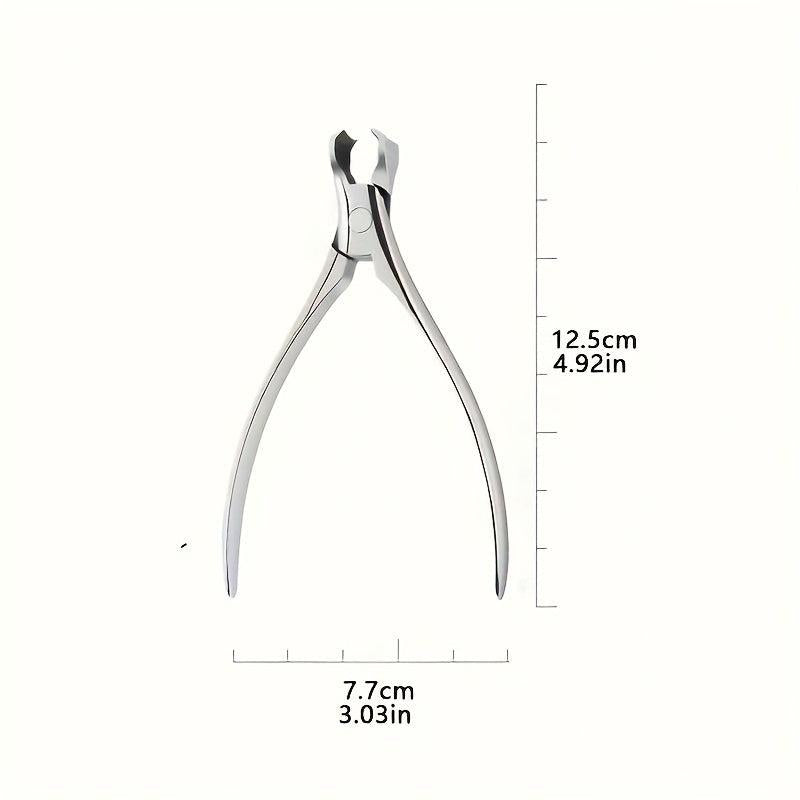 Portable Stainless Steel Nail Clippers for Thick Nails, Manicure Tool