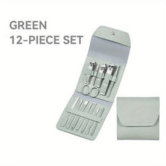 Professional Nail Clipper Care Kit Set For Men 16 Pcs Stainless Steel Grooming
