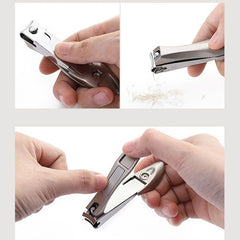 Stainless Steel Nail Clippers Anti Splash Durable