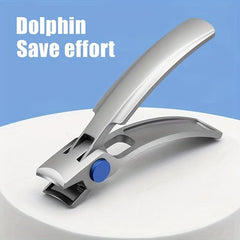 Labor-saving Dolphin-shaped Nail Clippers, Stainless Steel, Manicure Tool