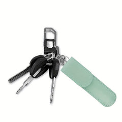 Portable Spring Ear Wax Cleaning Tool Stainless Steel Spoon Kit Green