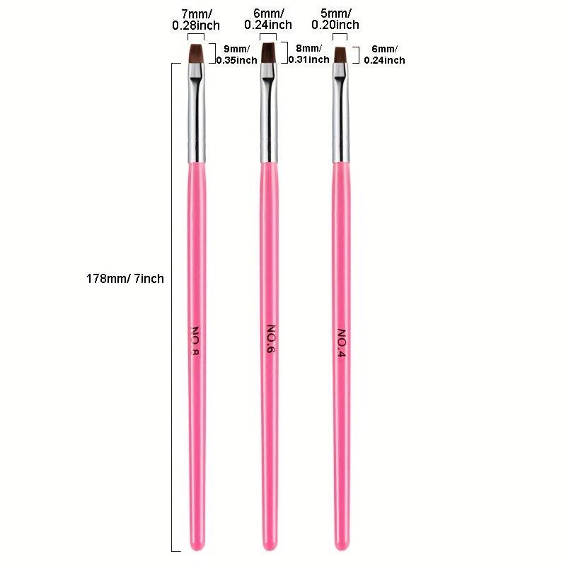 Nail Art Painting Brush Clean Up Pen for Gel Polish Acrylic Tips