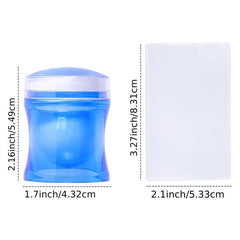 Silicone Nail Art Scraper for Stamping Salon Use
