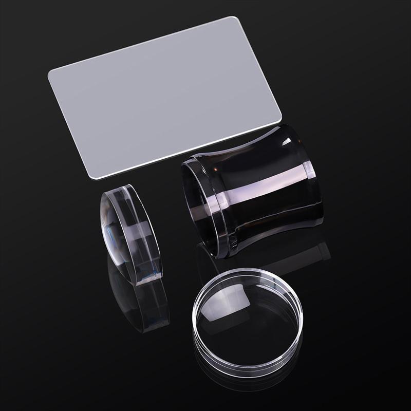 Silicone Nail Art Scraper for Stamping Salon Use