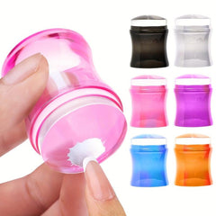 Silicone Nail Art Scraper for Stamping Salon Use