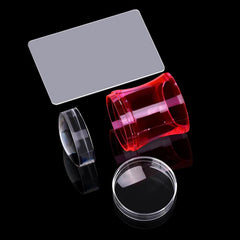 Silicone Nail Art Scraper for Stamping Salon Use
