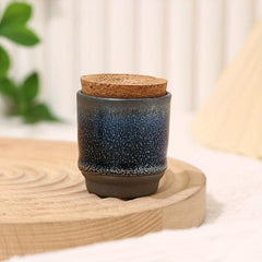 Porcelain Nail Art Dappen Dish w/ Cork Lids & Storage Bowl/Cup