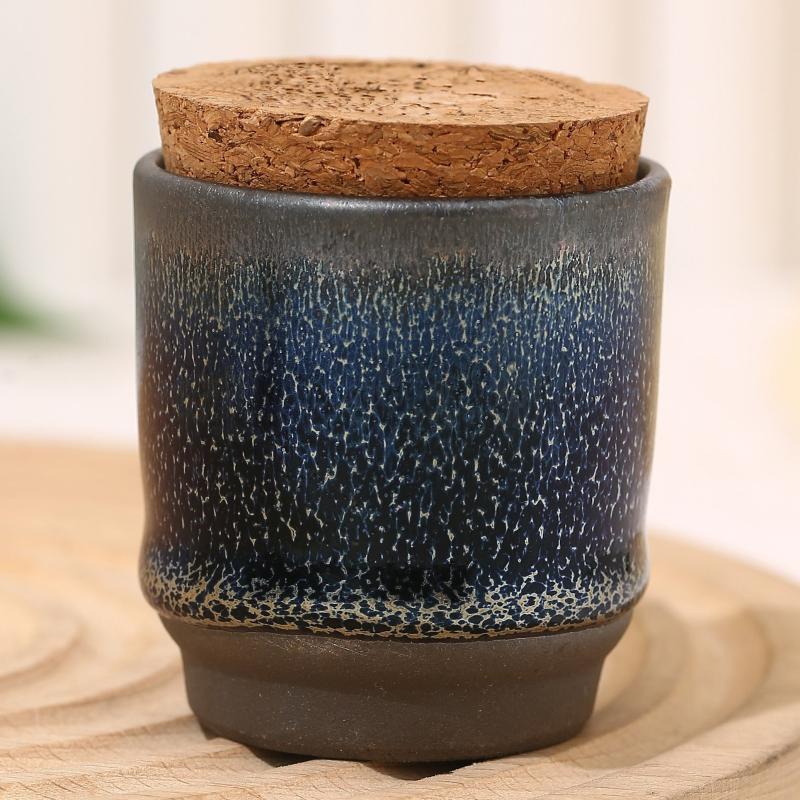 Porcelain Nail Art Dappen Dish w/ Cork Lids & Storage Bowl/Cup