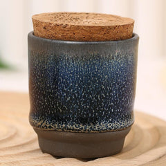 Porcelain Nail Art Dappen Dish w/ Cork Lids & Storage Bowl/Cup