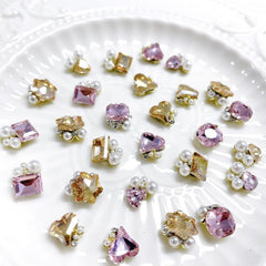 Nail Art Charms Rhinestones Pearls Nail Art Accessories DIY Nail Art Decoration
