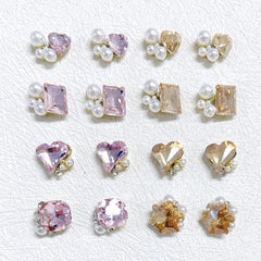 Nail Art Charms Rhinestones Pearls Nail Art Accessories DIY Nail Art Decoration