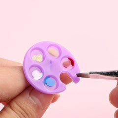 10 Pcs Nail Tools Finger Paint Palette Makeup Mixing Tray