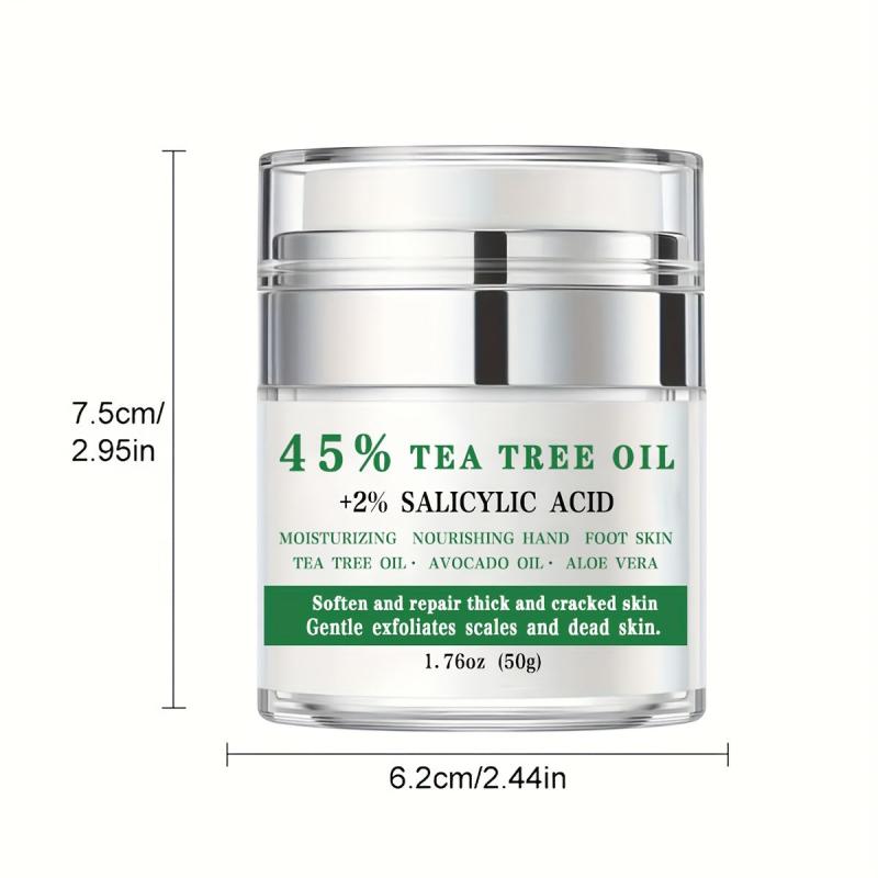 Tea Tree Foot Cream for Dry Rough Skin Repair