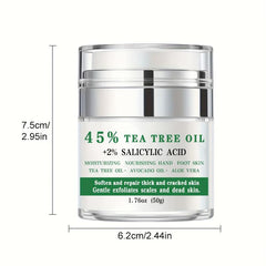 Tea Tree Foot Cream for Dry Rough Skin Repair