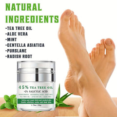 Tea Tree Foot Cream for Dry Rough Skin Repair