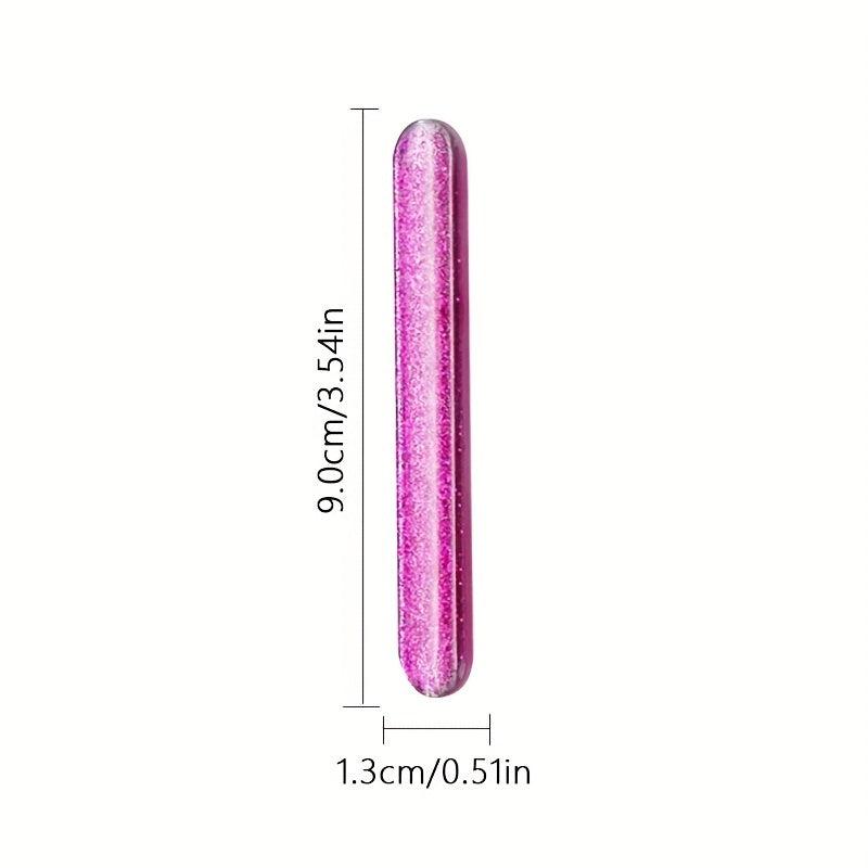 Glitter Glass Nail Files Professional Nano Glass Nail File Mixed Manicure Tool