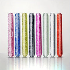 Glitter Glass Nail Files Professional Nano Glass Nail File Mixed Manicure Tool