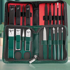 9pcs Nail Clippers Set Stainless Steel Manicure Pedicure Set