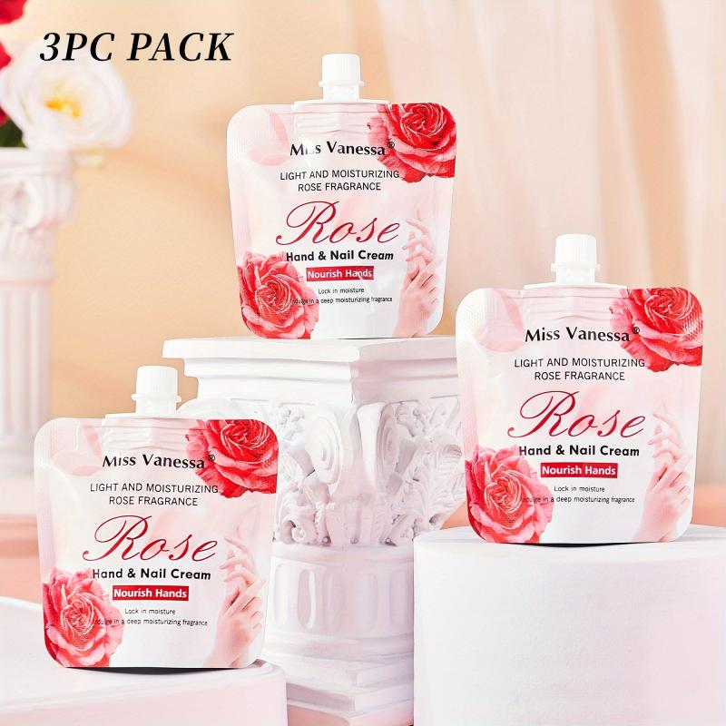 6pcs Rose Moisturizing Hand Creams Nourishing & Hydrating for Dry Skin