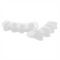 2 Pcs Toe Separators Washable Reusable Corrector Overlapping Crooked Toe