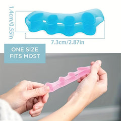 2 Pcs Toe Separators Washable Reusable Corrector Overlapping Crooked Toe