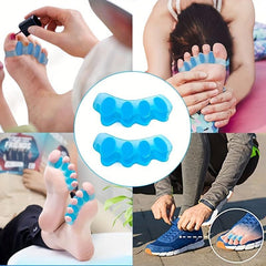 2 Pcs Toe Separators Washable Reusable Corrector Overlapping Crooked Toe