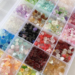 Flower Butterfly Nail Art Charms Kit - Nail Art Supplies