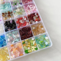 Flower Butterfly Nail Art Charms Kit - Nail Art Supplies