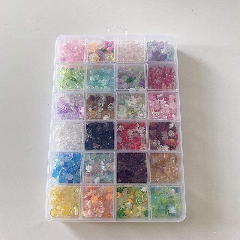 Flower Butterfly Nail Art Charms Kit - Nail Art Supplies