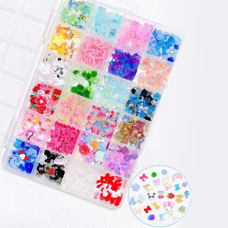 Flower Butterfly Nail Art Charms Kit - Nail Art Supplies