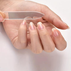 4 Pcs Nano Glass Nail File Crystal Nail Polish Rubbing Strip Tool