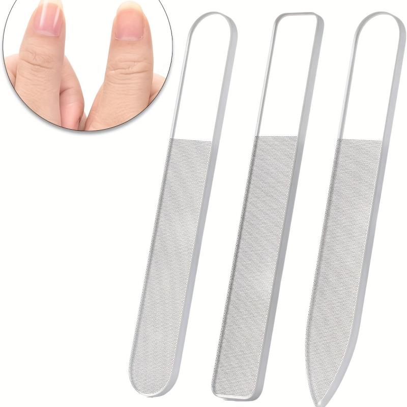 4 Pcs Nano Glass Nail File Crystal Nail Polish Rubbing Strip Tool