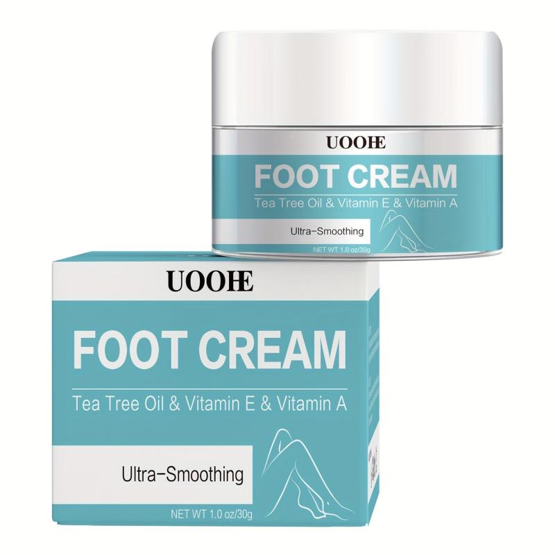 Tea Tree Foot Cream, Deeply Moisturizing & Nourishing, Softens Heels