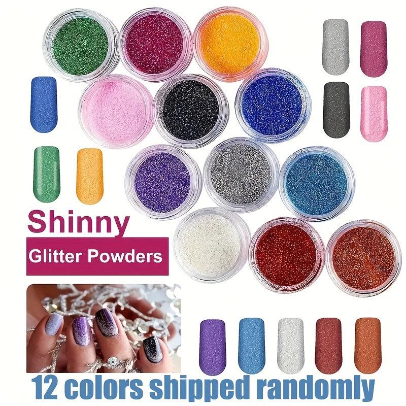 23 in 1 Acrylic Nail Kit for Beginners Glitter & Clear Nails Extension Set