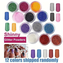 23 in 1 Acrylic Nail Kit for Beginners Glitter & Clear Nails Extension Set
