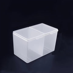 Cotton Pads Container Plastic Storage Box Holder Set