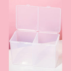 Cotton Pads Container Plastic Storage Box Holder Set