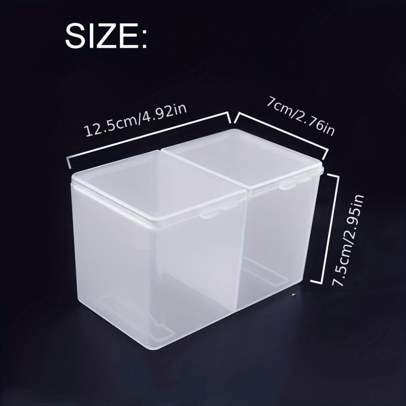 Cotton Pads Container Plastic Storage Box Holder Set