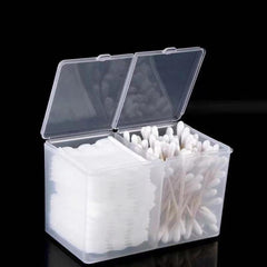 Cotton Pads Container Plastic Storage Box Holder Set
