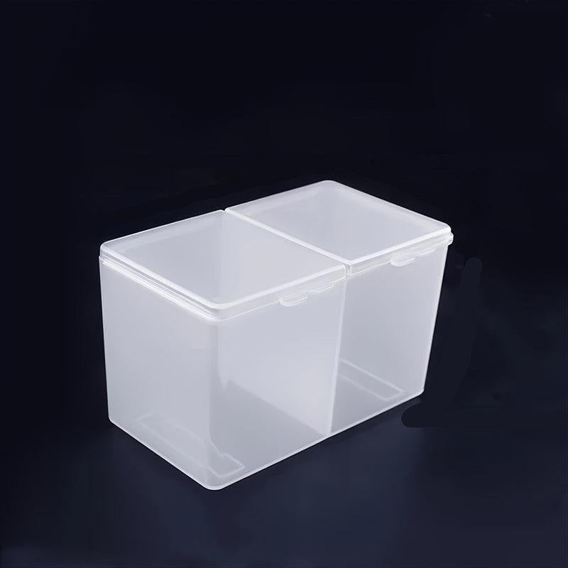 Cotton Pads Container Plastic Storage Box Holder Set
